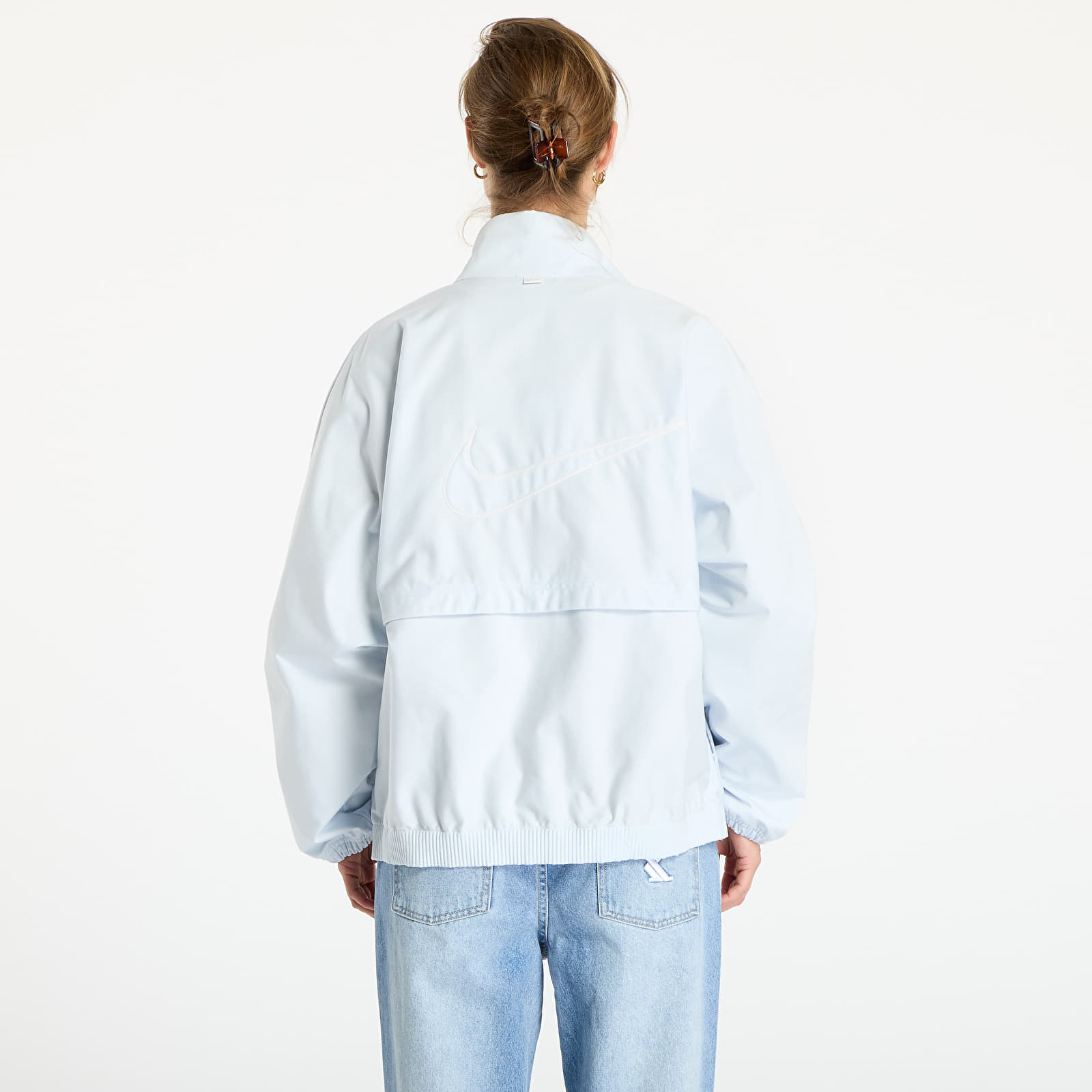 Chaquetas Nike Sportswear Collection Women's Oversized Windrunner Twill Jacket Blue Tint/ Blue Tint/ Sail