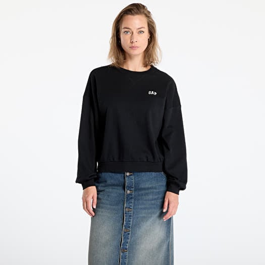 Sweatshirt GAP Mini Logo Hoodie Black