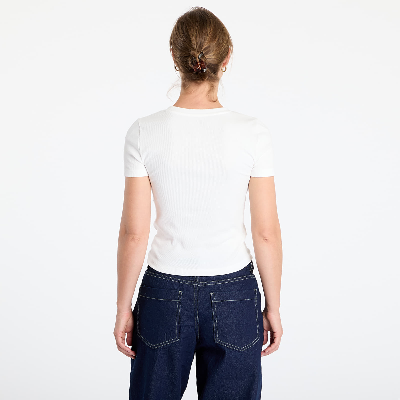Μπλουζάκια GAP Frch Ss Mod Rib Abbrv Tee New Off White