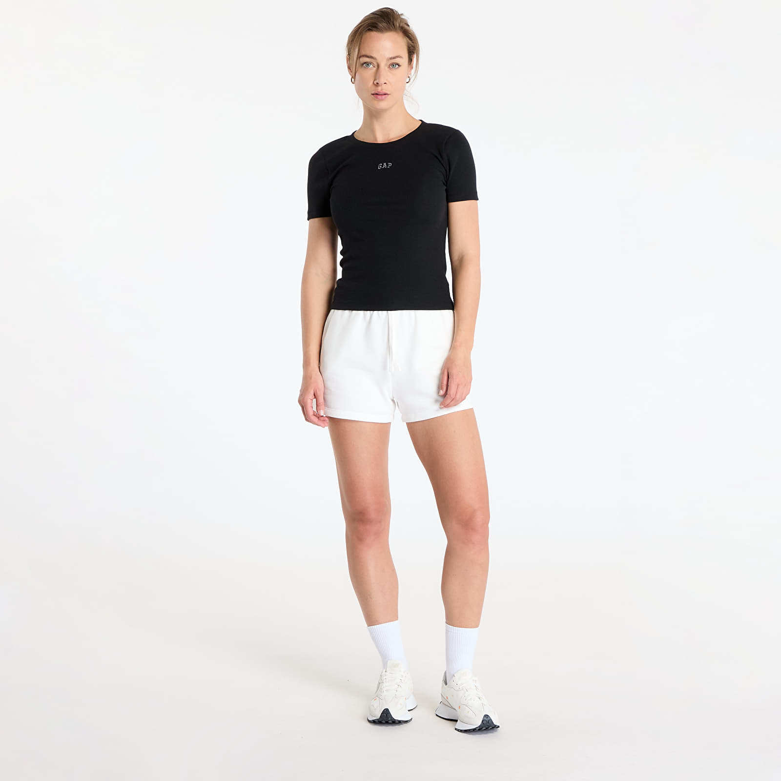 Camisetas GAP Frch Ss Mod Rib Abbrv Tee Black