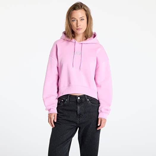 Sweatshirt GAP Oversized Logo Hoodie Pink