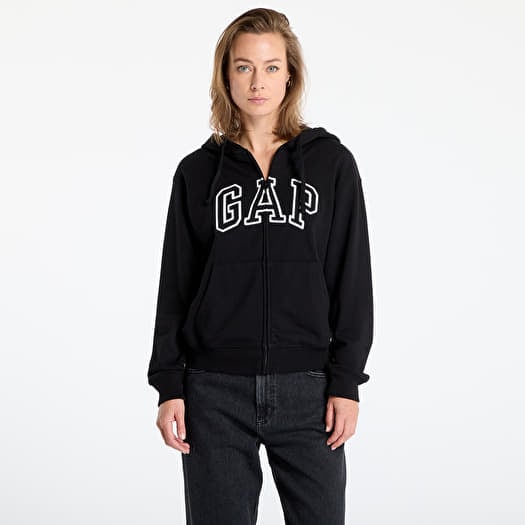 Sweatshirt GAP Logo Hoodie Black