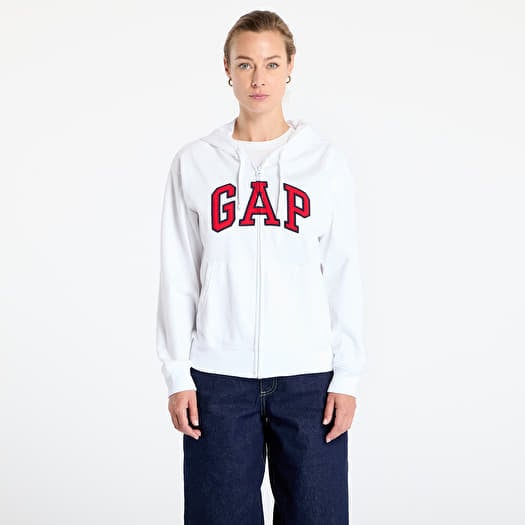 GAP Logo Hoodie White