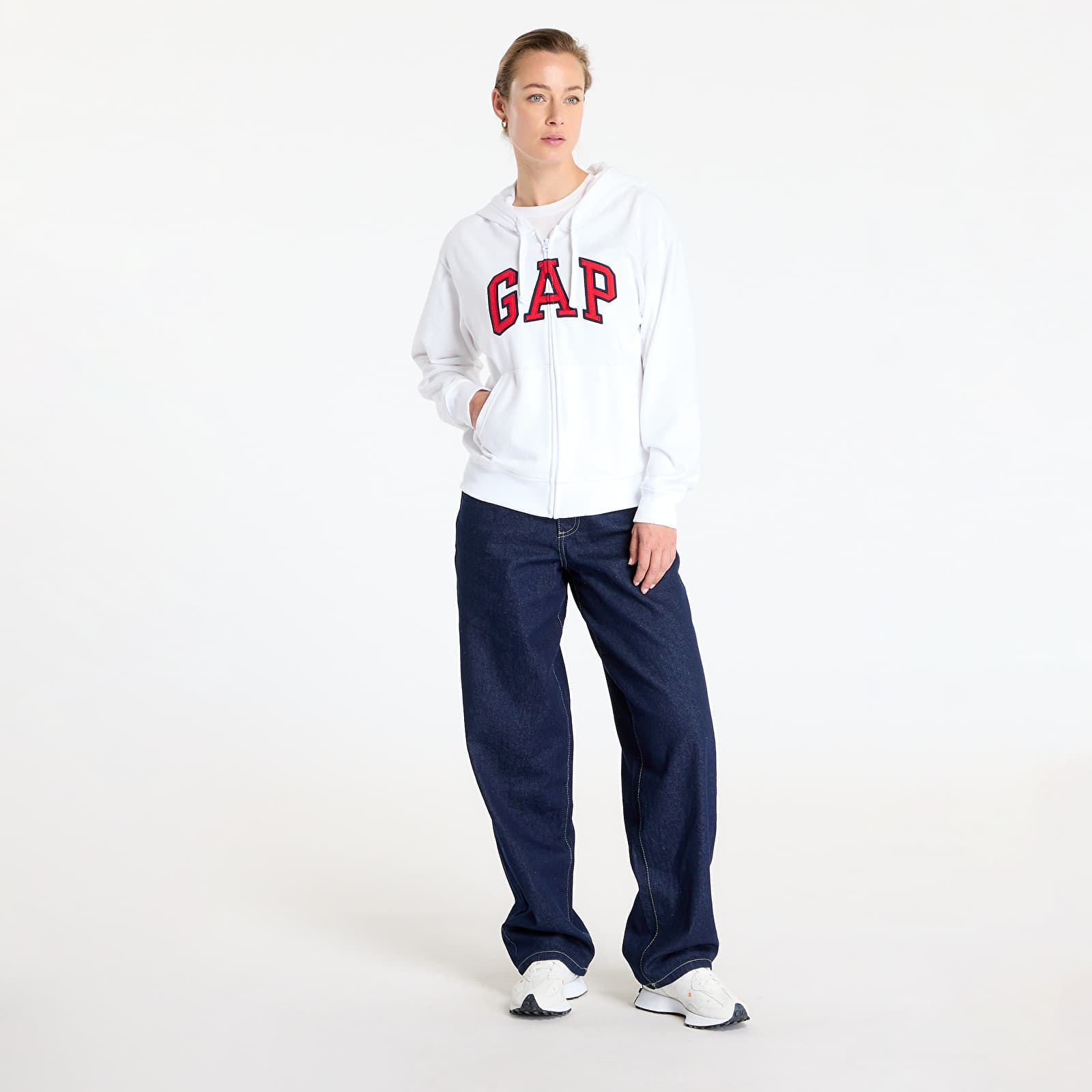 Sudaderas GAP Logo Hoodie White