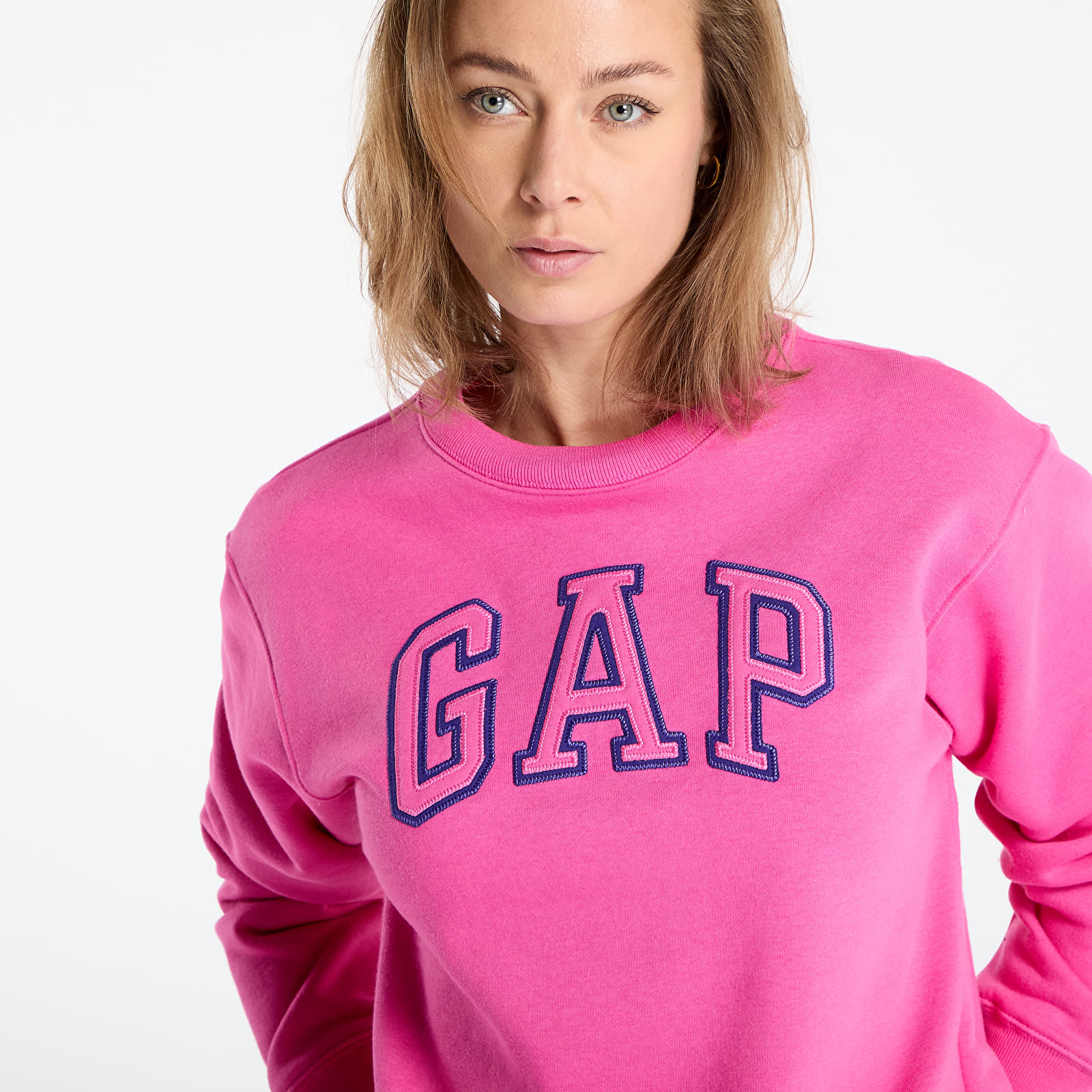 Sudaderas GAP Heritage Logo Hoodie Pink
