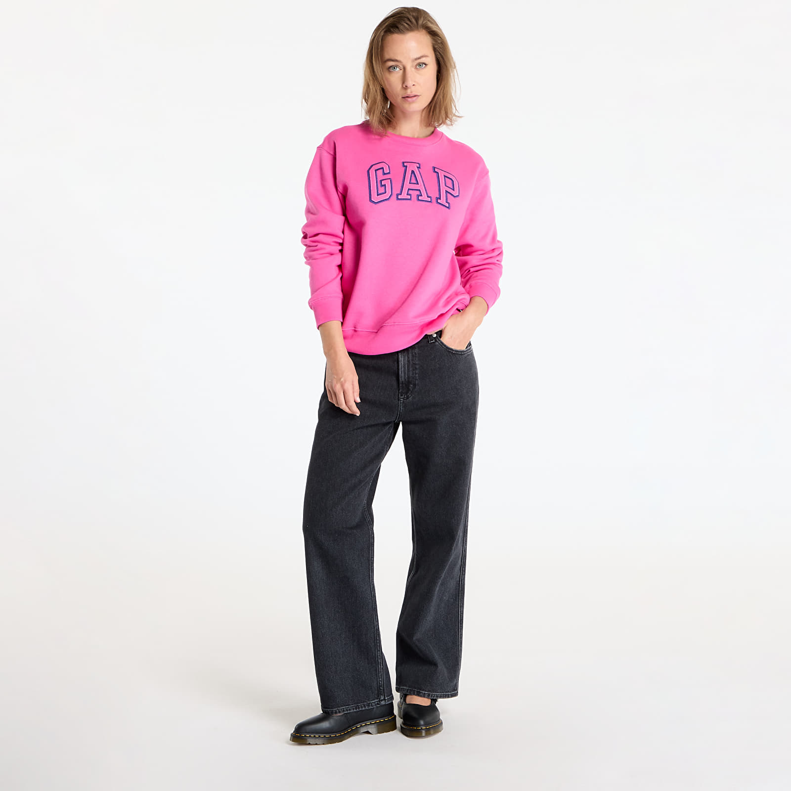 Sudaderas GAP Heritage Logo Hoodie Pink