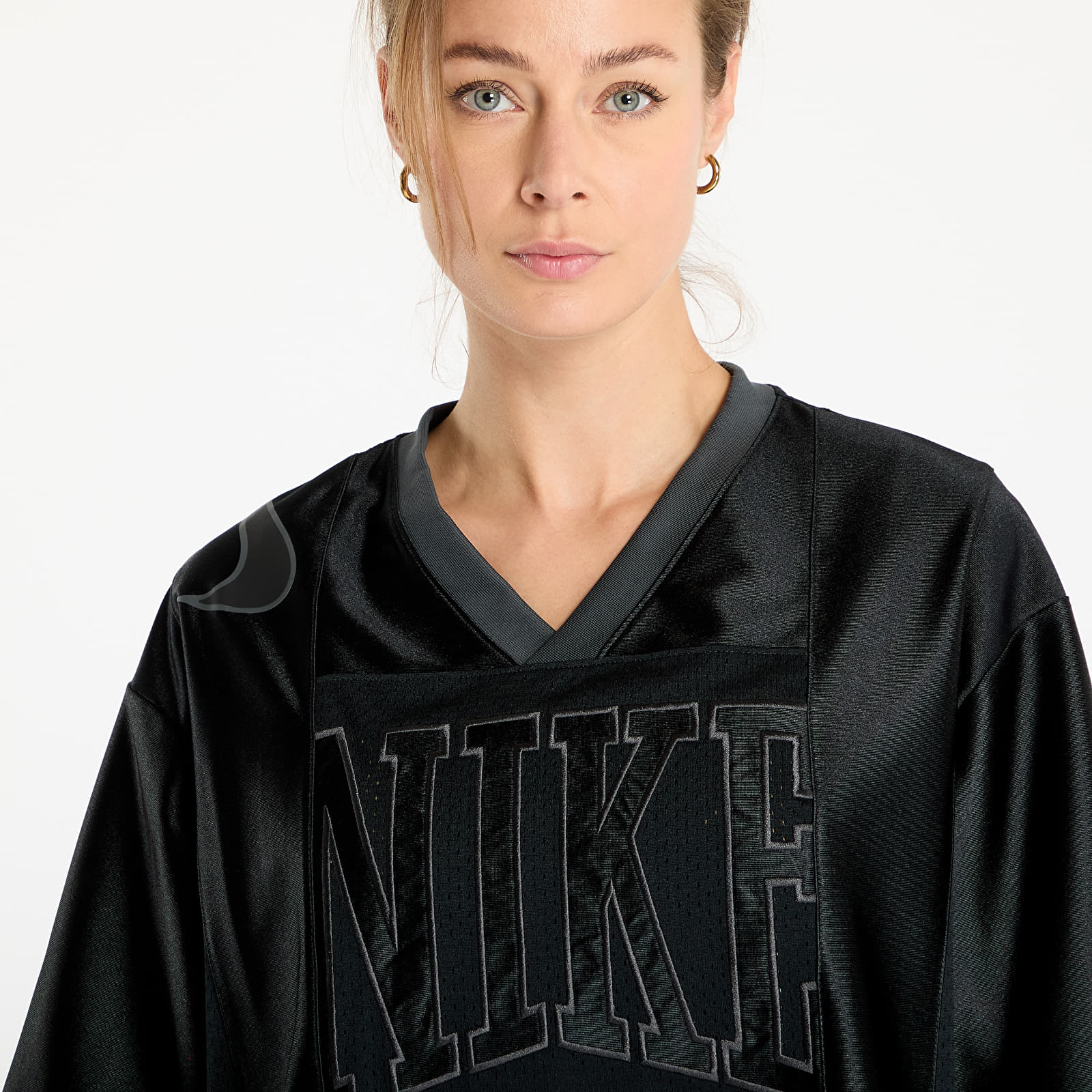 Camisetas Nike Sportswear Street Women's Oversized Short-Sleeve Graphic Jersey Black/ Anthracite