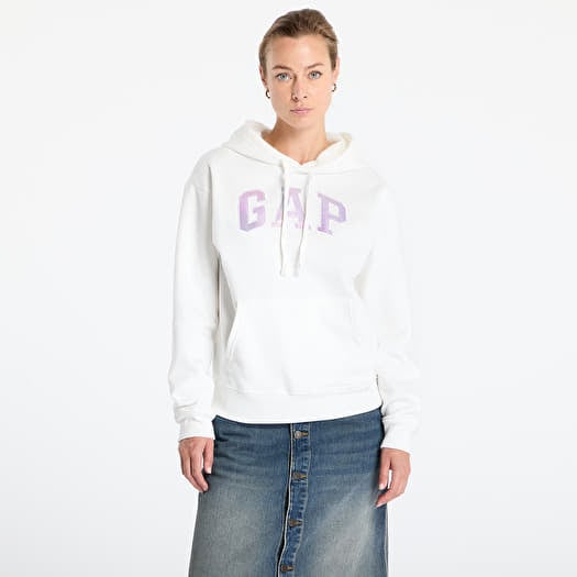 Sweatshirt GAP Logo Hoodie White