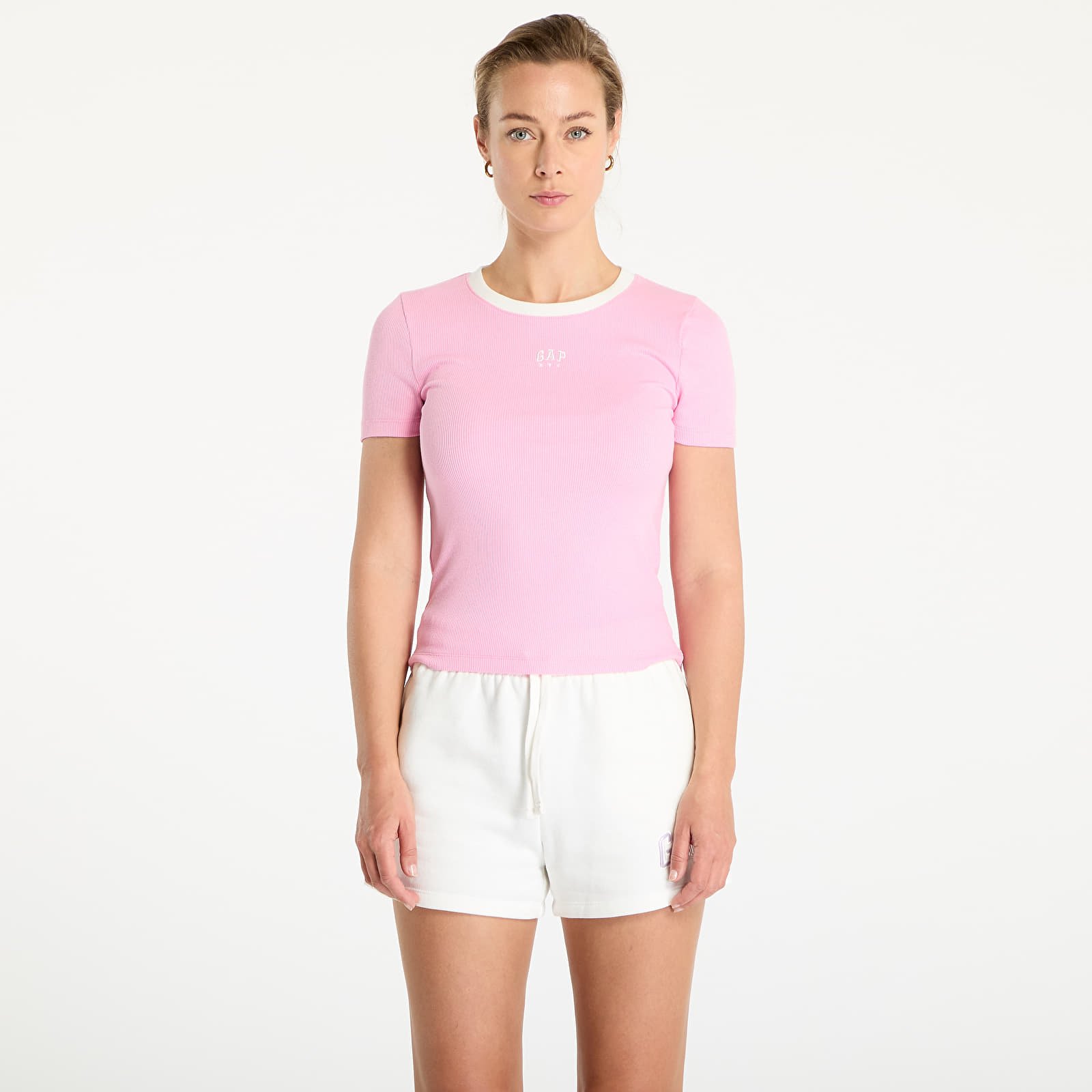 T-shirts GAP Cropped Logo T-Shirt Pink