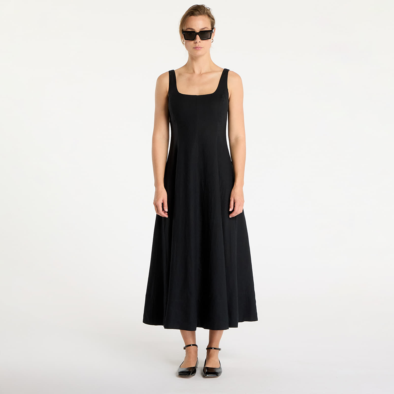  Jurken GAP Sl Sq Neck Maxi True Black