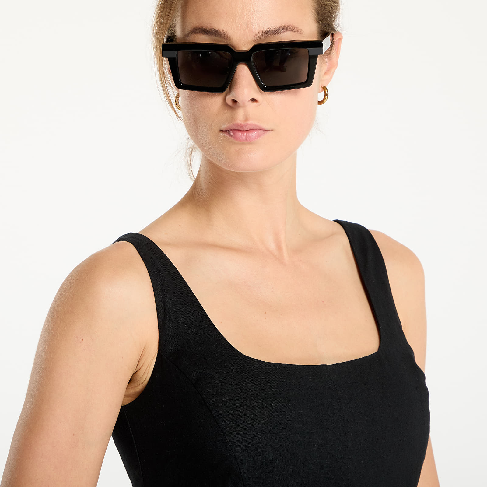  Jurken GAP Sl Sq Neck Maxi True Black