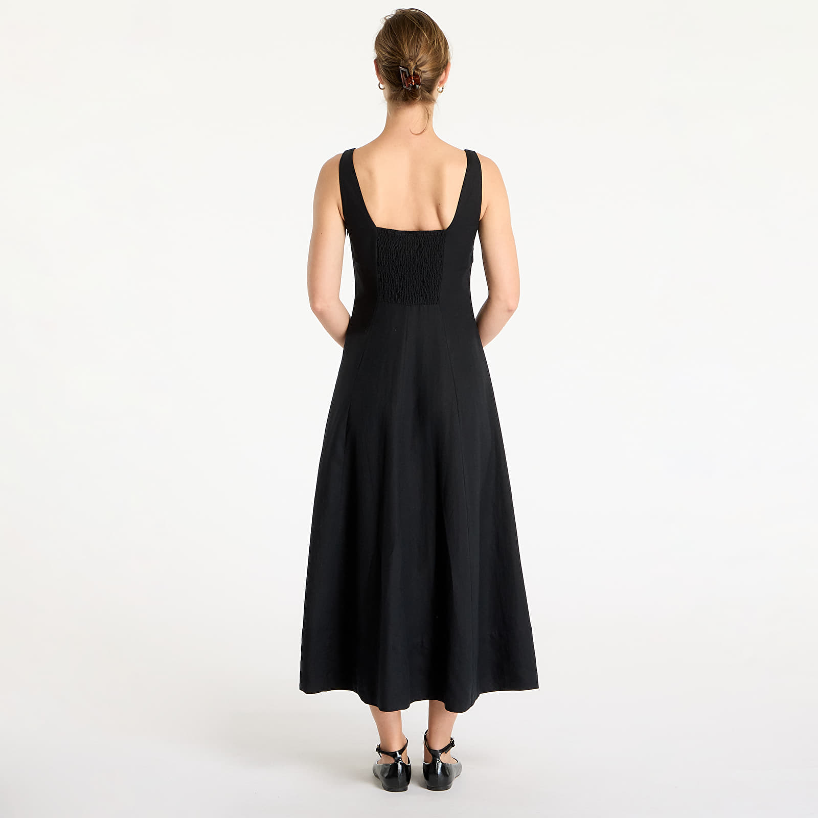  Jurken GAP Sl Sq Neck Maxi True Black