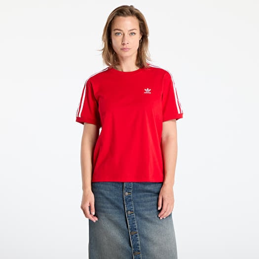 T-shirt adidas 3 Stripe Tee Better Scarlet