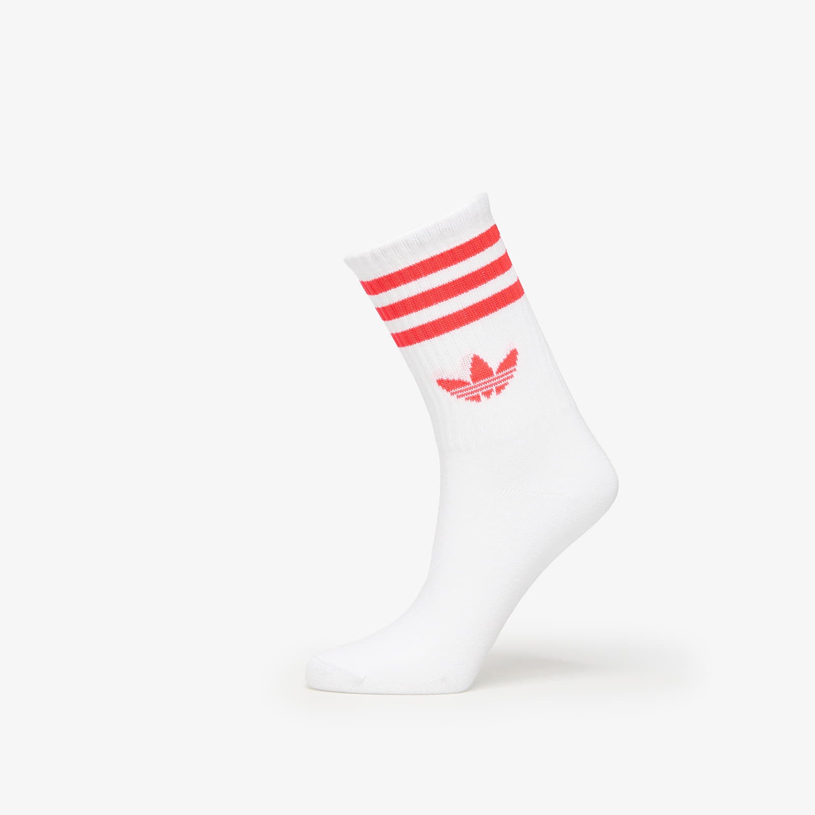 adidas 3-Stripes Crew Socks 3-Pack White/ Black/ Clear Pink L