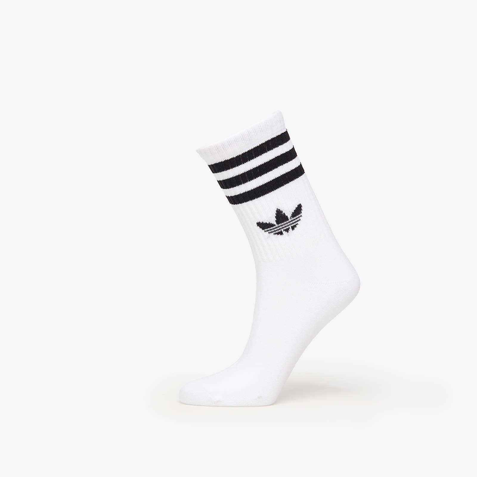 adidas 3-Stripes Crew Socks 3-Pack White/ Black/ Clear Pink L