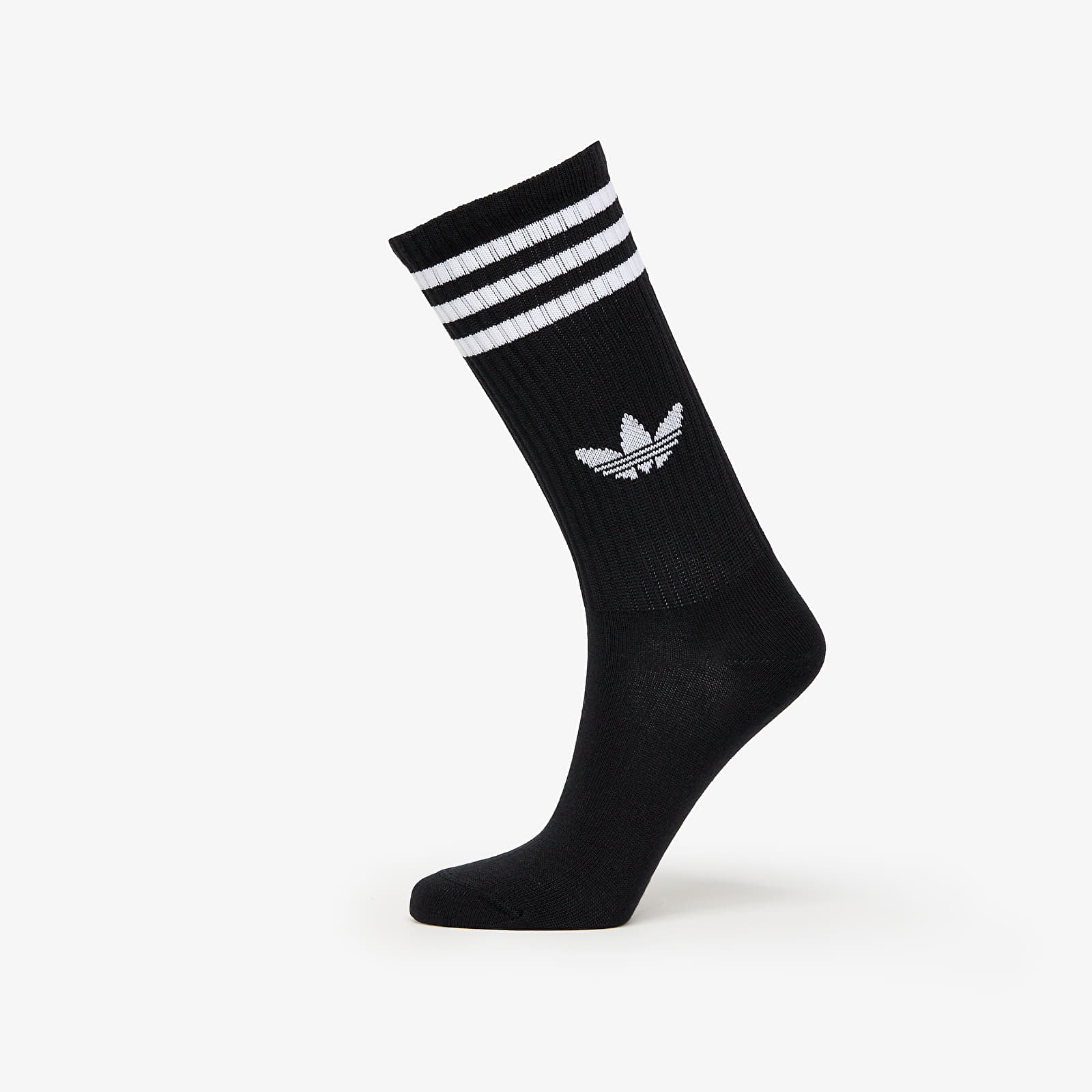 Calcetines para hombre adidas 3-Stripes High Crew Socks 3-Pack Black/ Lucid Red/ Lucid Blue