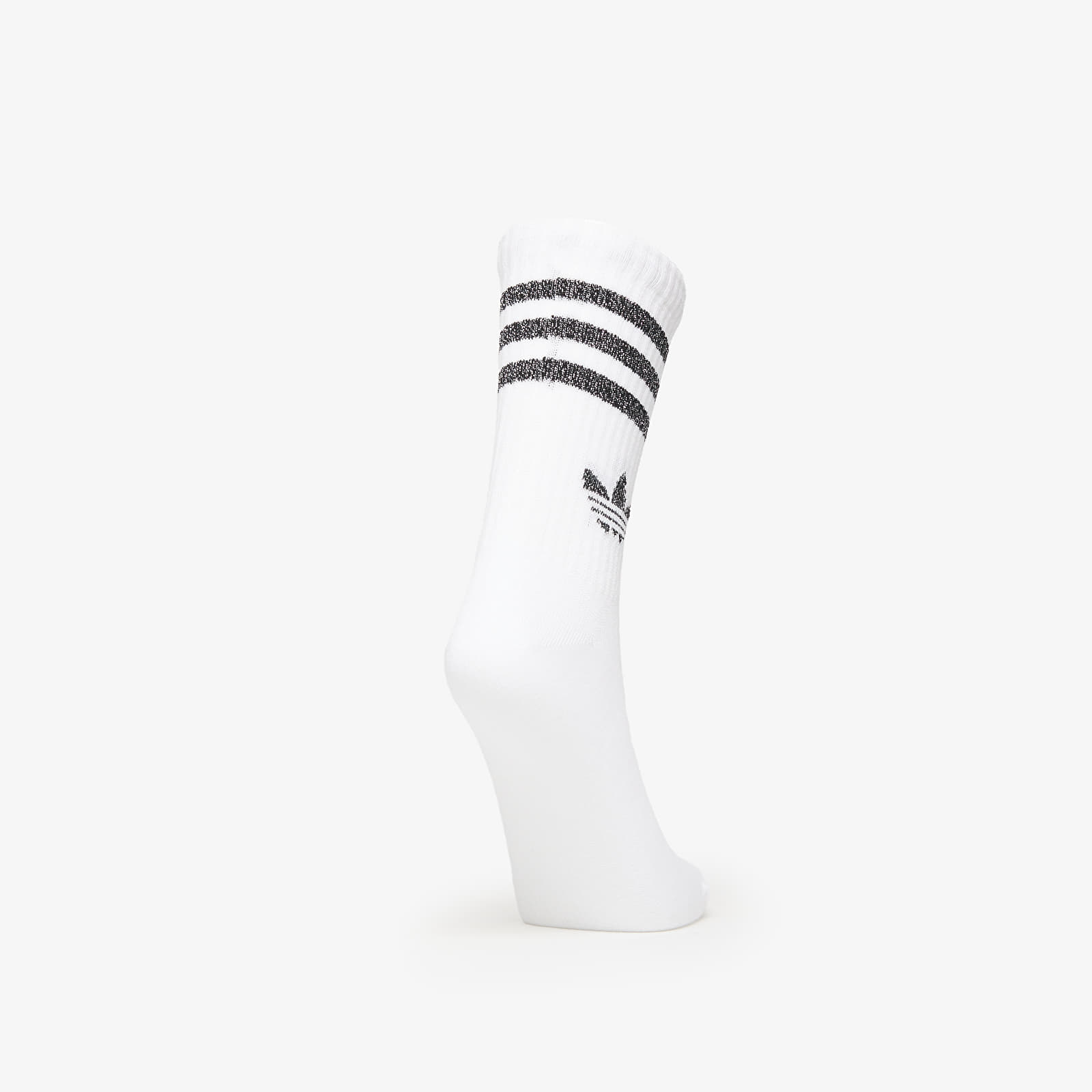Calcetines para hombre adidas 3-Stripes Glitter Crew Socks 2-Pack Black/ Lucid Red/ Lucid Blue