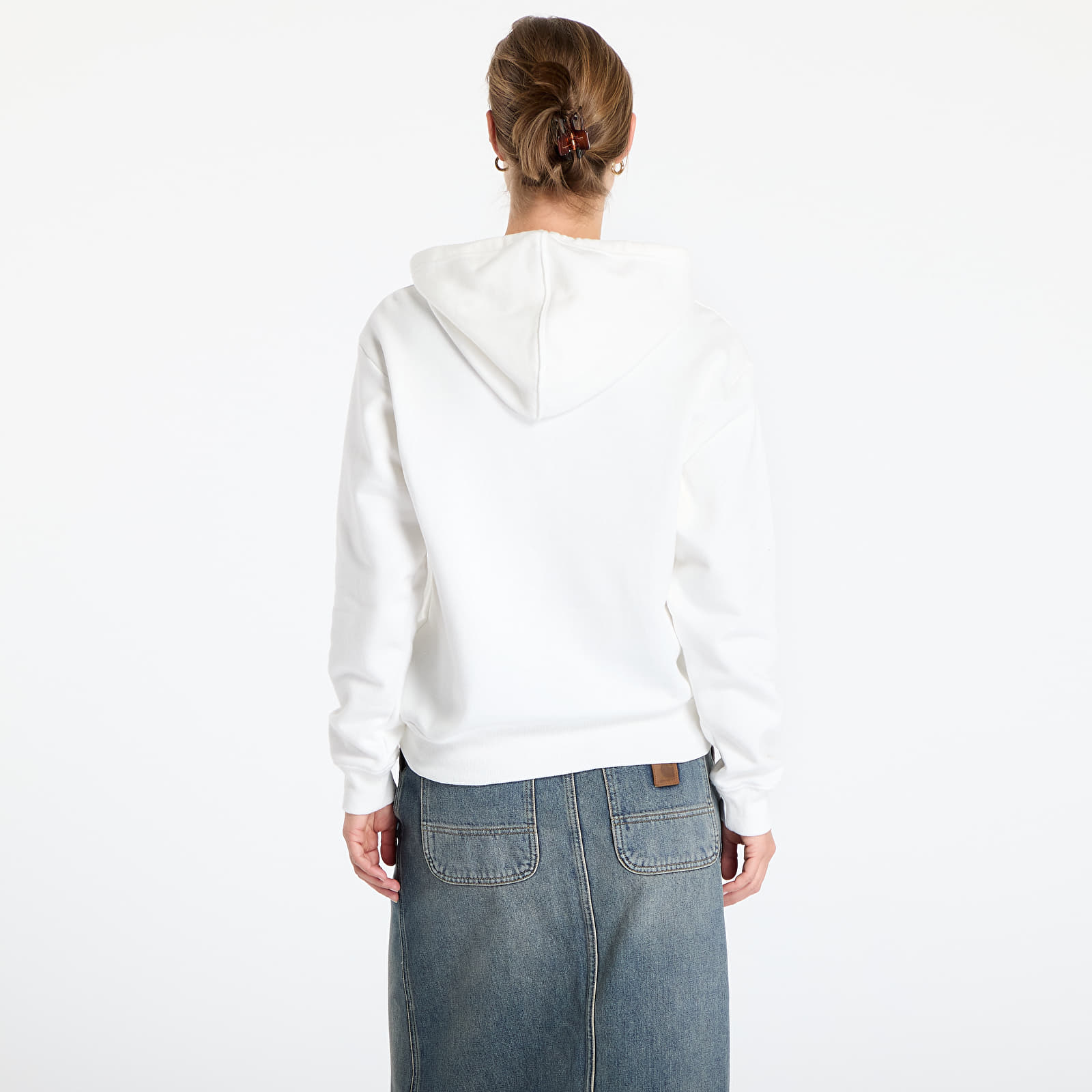 Mikine GAP Logo Hoodie White