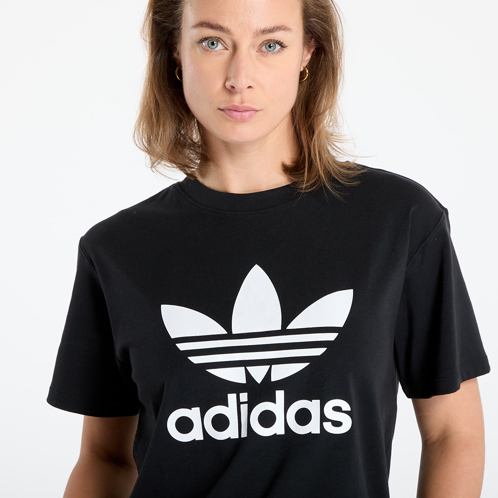 Camisetas adidas Trefoil Regular Tee Black