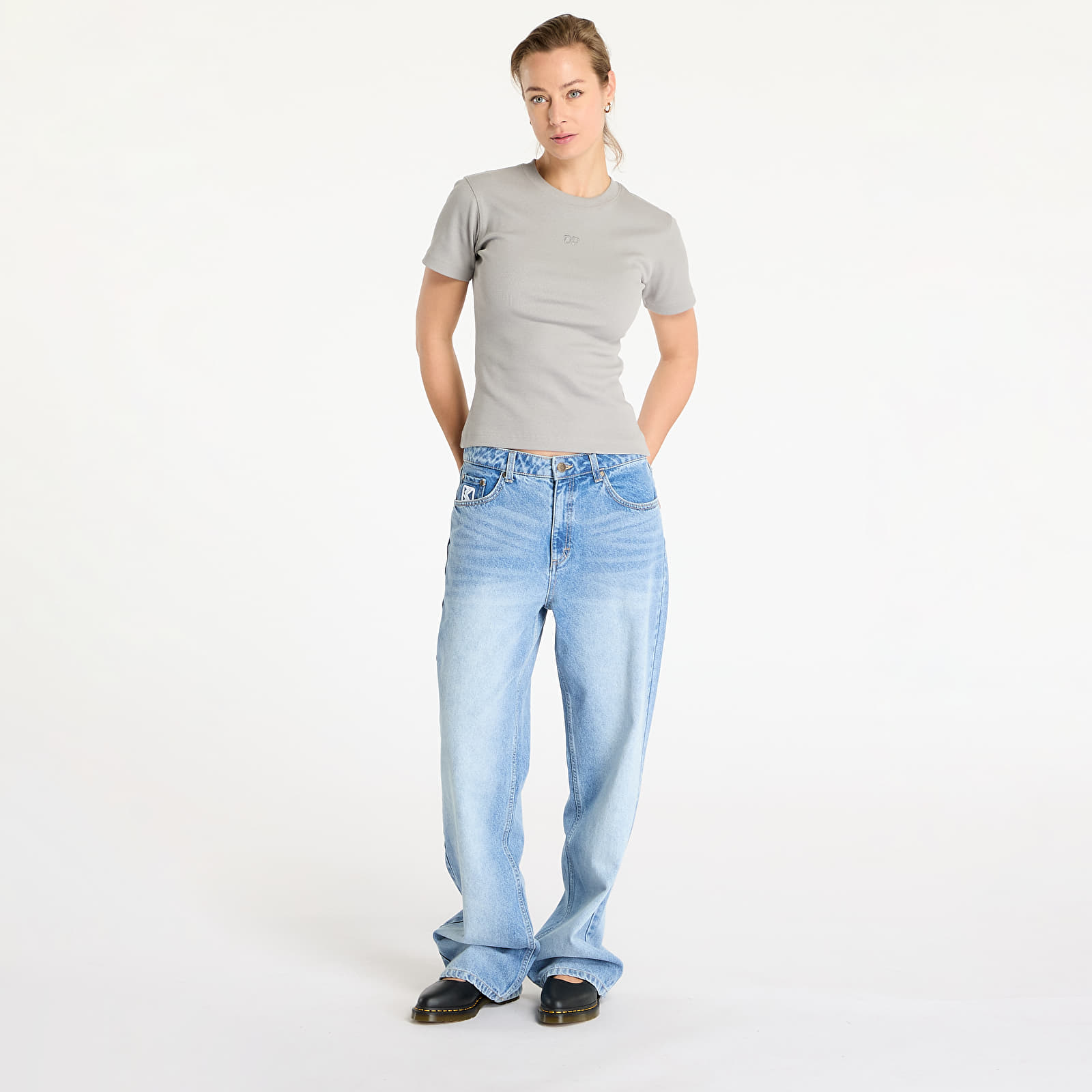 T-särgid Daily Paper Unit Rib Fitted T-Shirt Wet Weather
