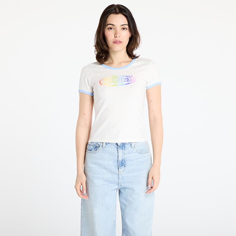 T-paita adidas x Jeremy Scott Graphic Slim T-Shirt Cloud White