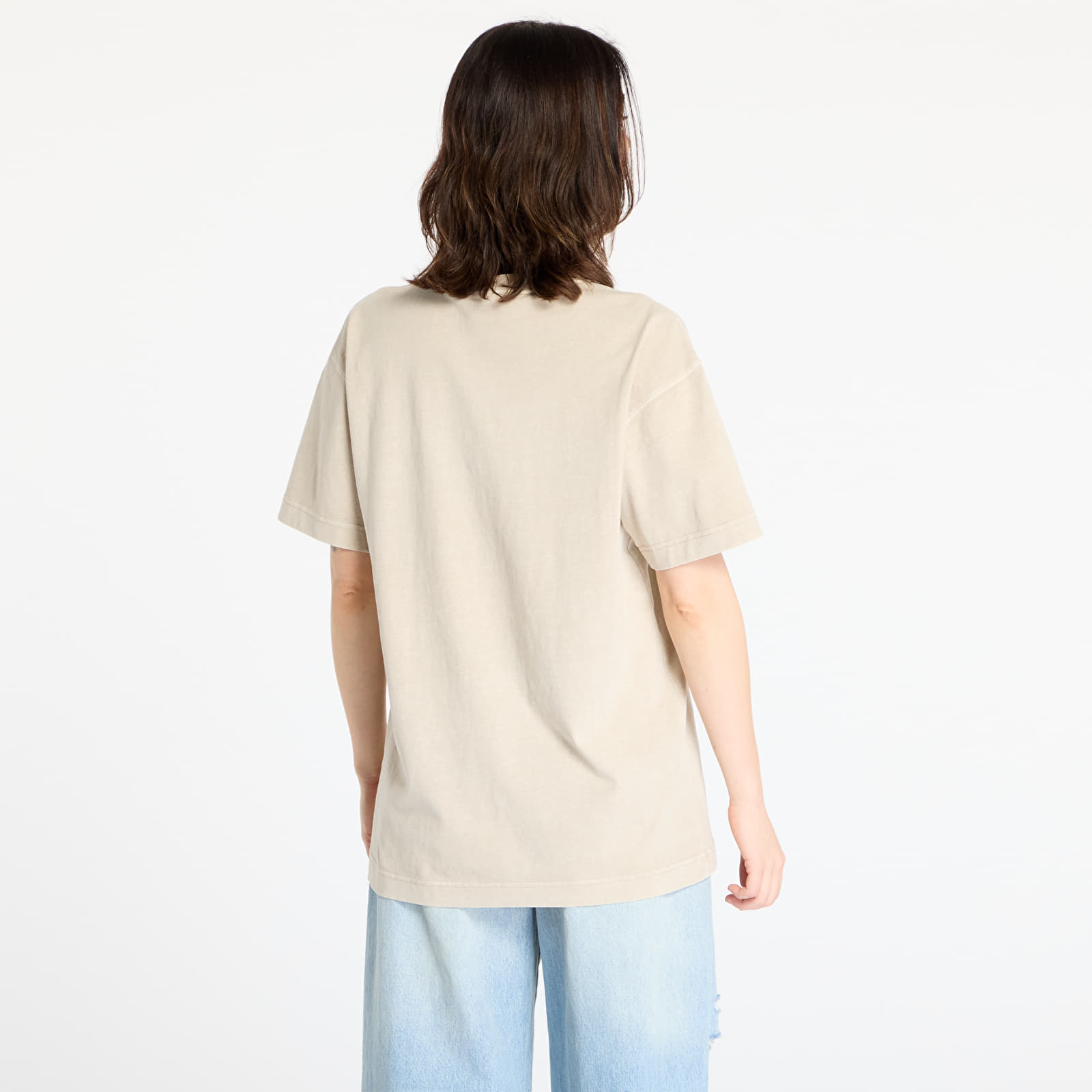 Camisetas hombre Carhartt WIP Short Sleeve Nelson T-Shirt UNISEX Fleur De Sel Garment Dyed