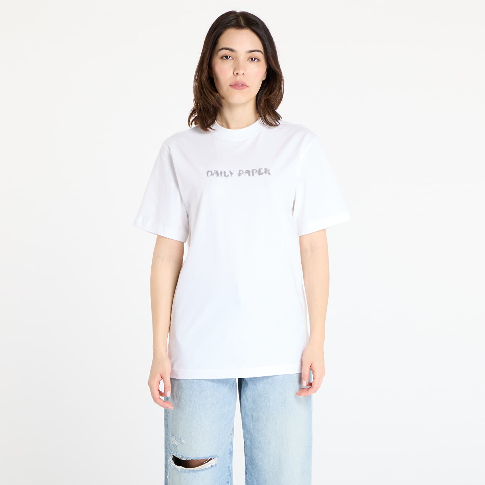 Camisetas hombre Daily Paper Shield Focus T-Shirt UNISEX White