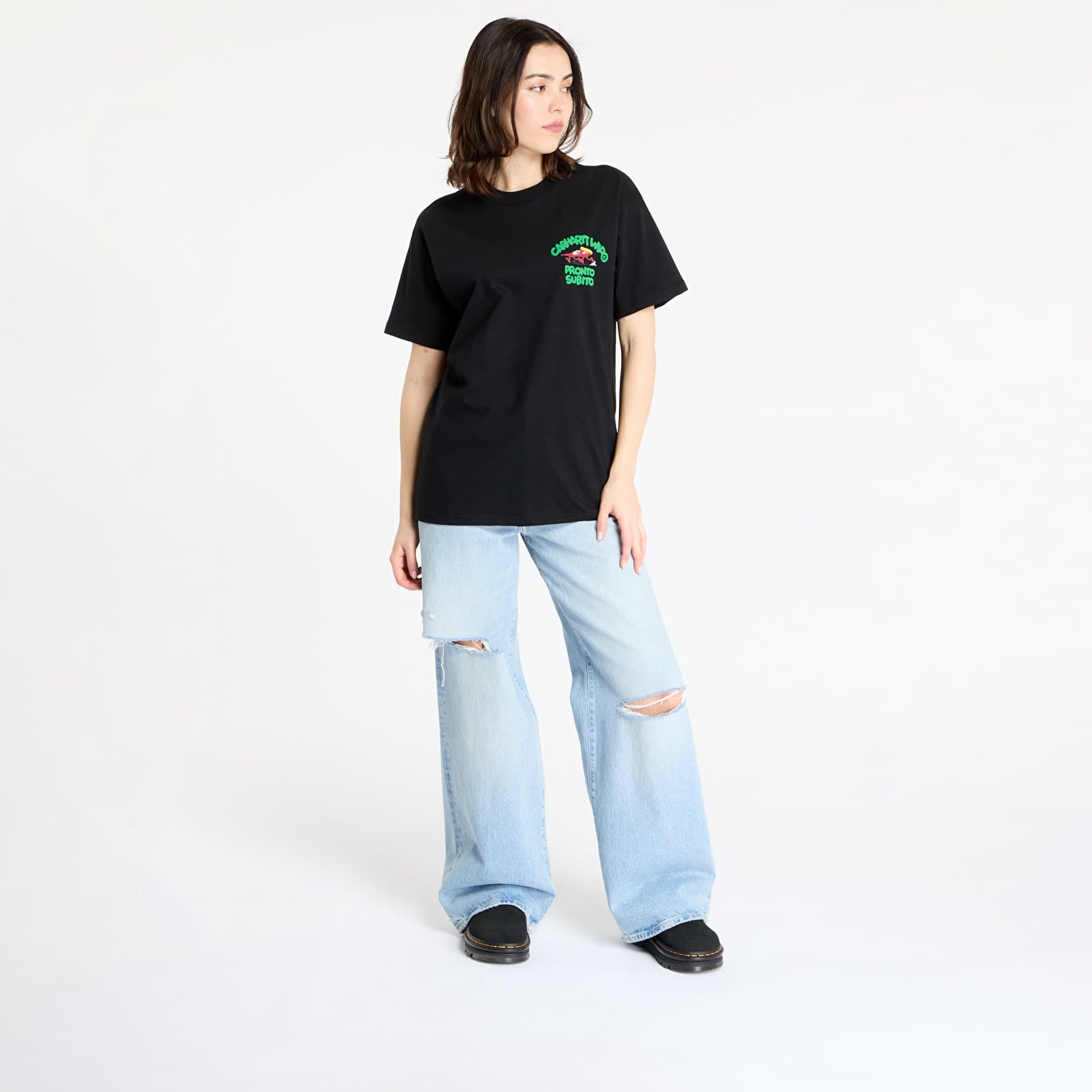Men's T-shirts Carhartt WIP Short Sleeve Pronto T-Shirt UNISEX Black