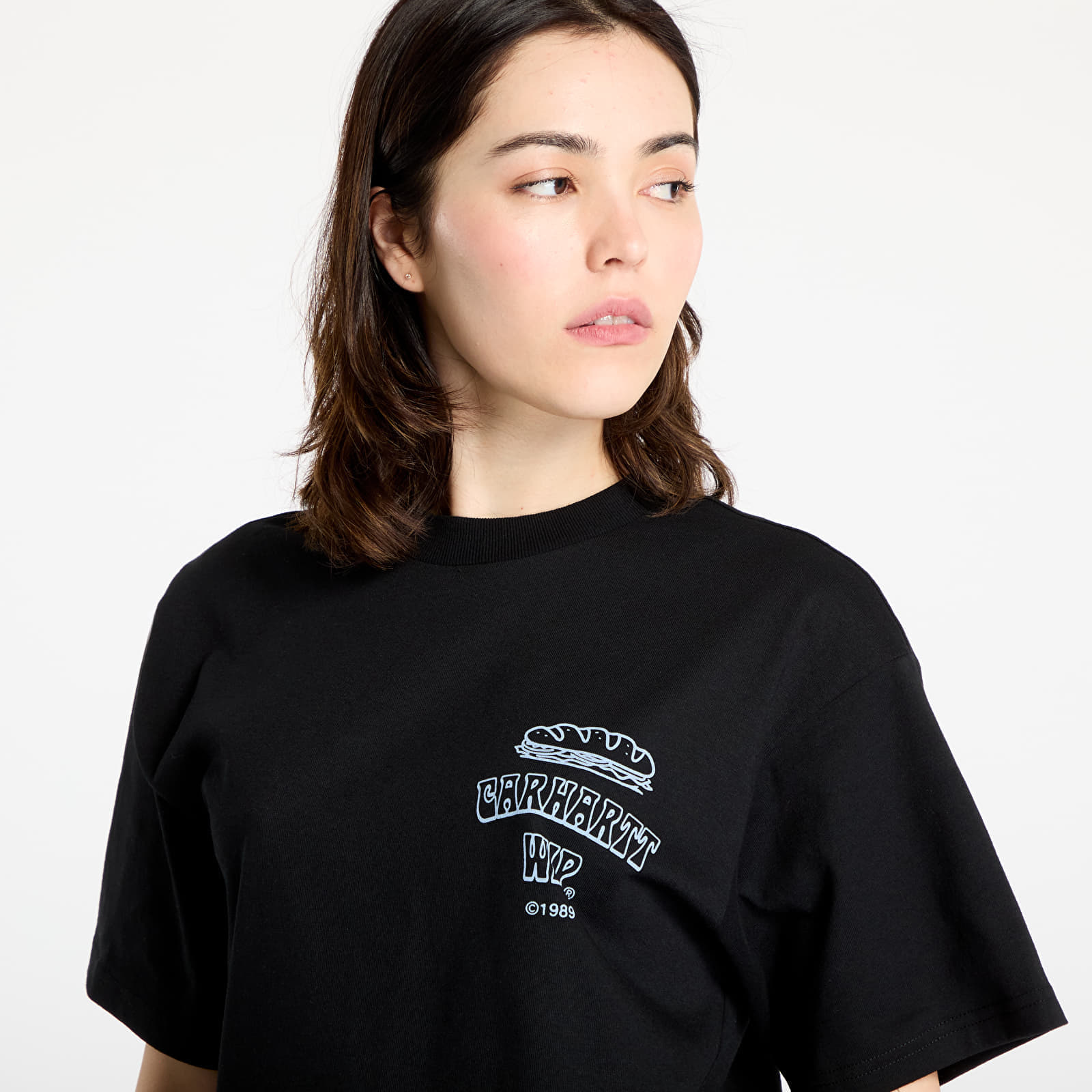 T-shirt Carhartt WIP Short Sleeve Sandwich T-Shirt UNISEX Black XS
