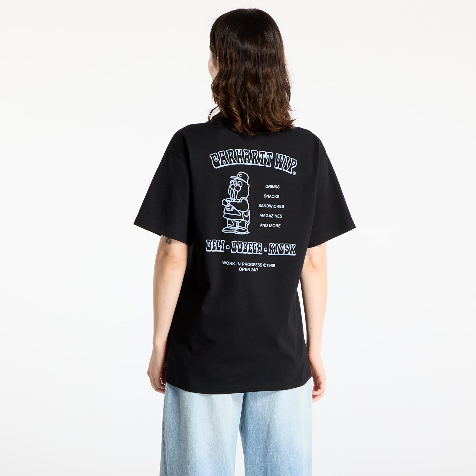 Camisetas hombre Carhartt WIP Short Sleeve Sandwich T-Shirt UNISEX Black