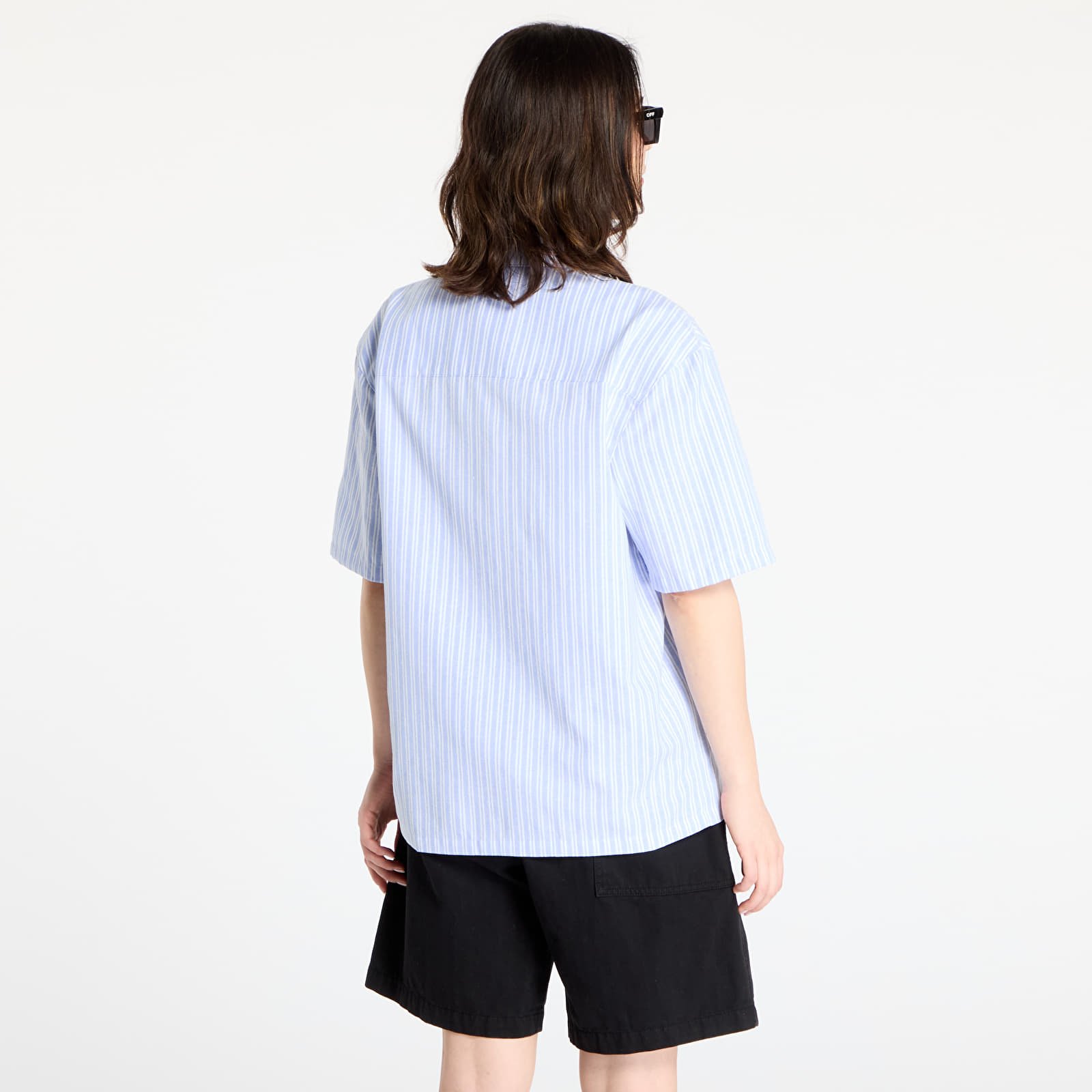 Camisas para hombre Daily Paper Stripe Short Sleeve Shirt UNISEX Stripe