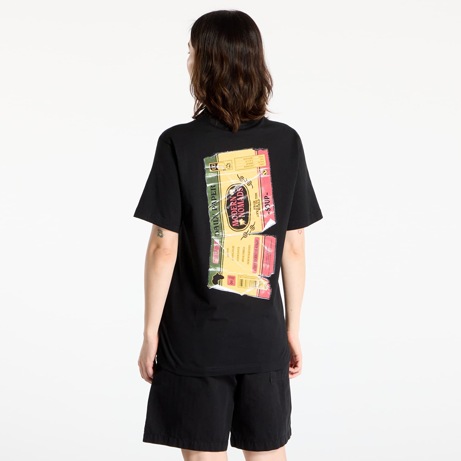 Camisetas hombre Daily Paper Wrapper T-Shirt UNISEX Black