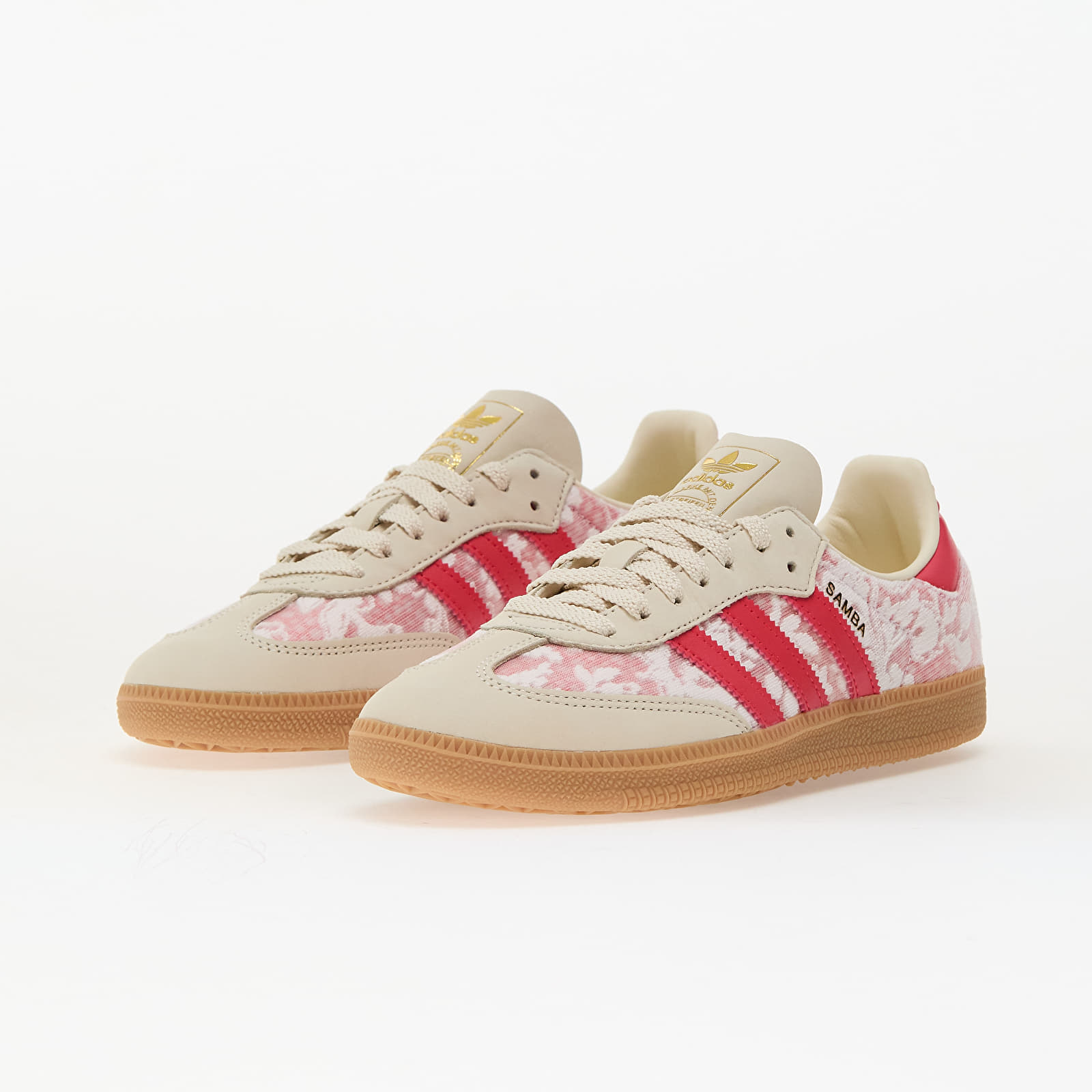 Damesschoenen adidas Samba OG W Ftwr White/ Cream White/ Better Scarlet