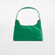 Calvin Klein Jeans Satin Nylon Small Shoulder Bag Green