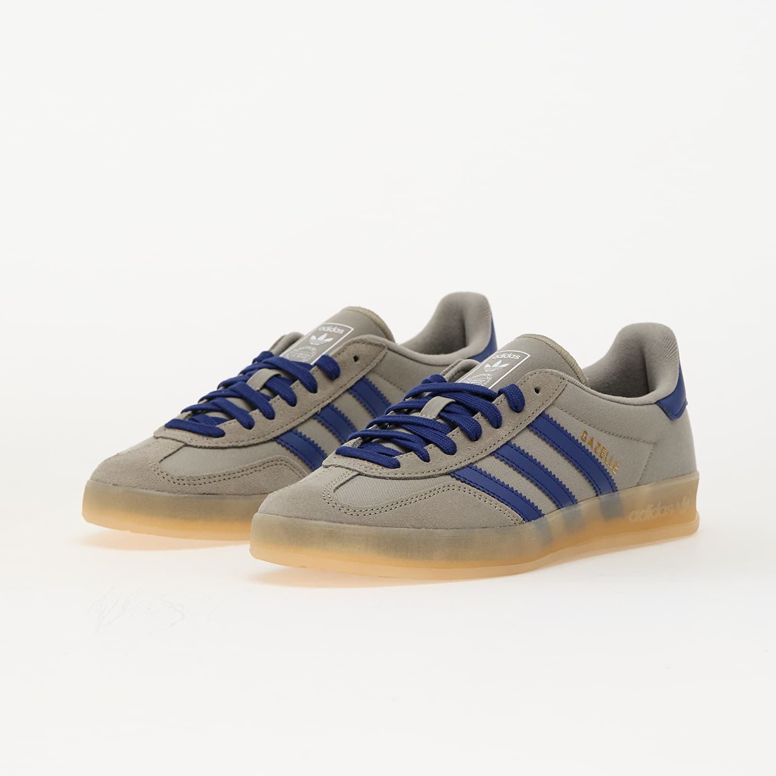 Men's sneakers and shoes adidas Gazelle Indoor Silver Pebble/ Off White/ Off White