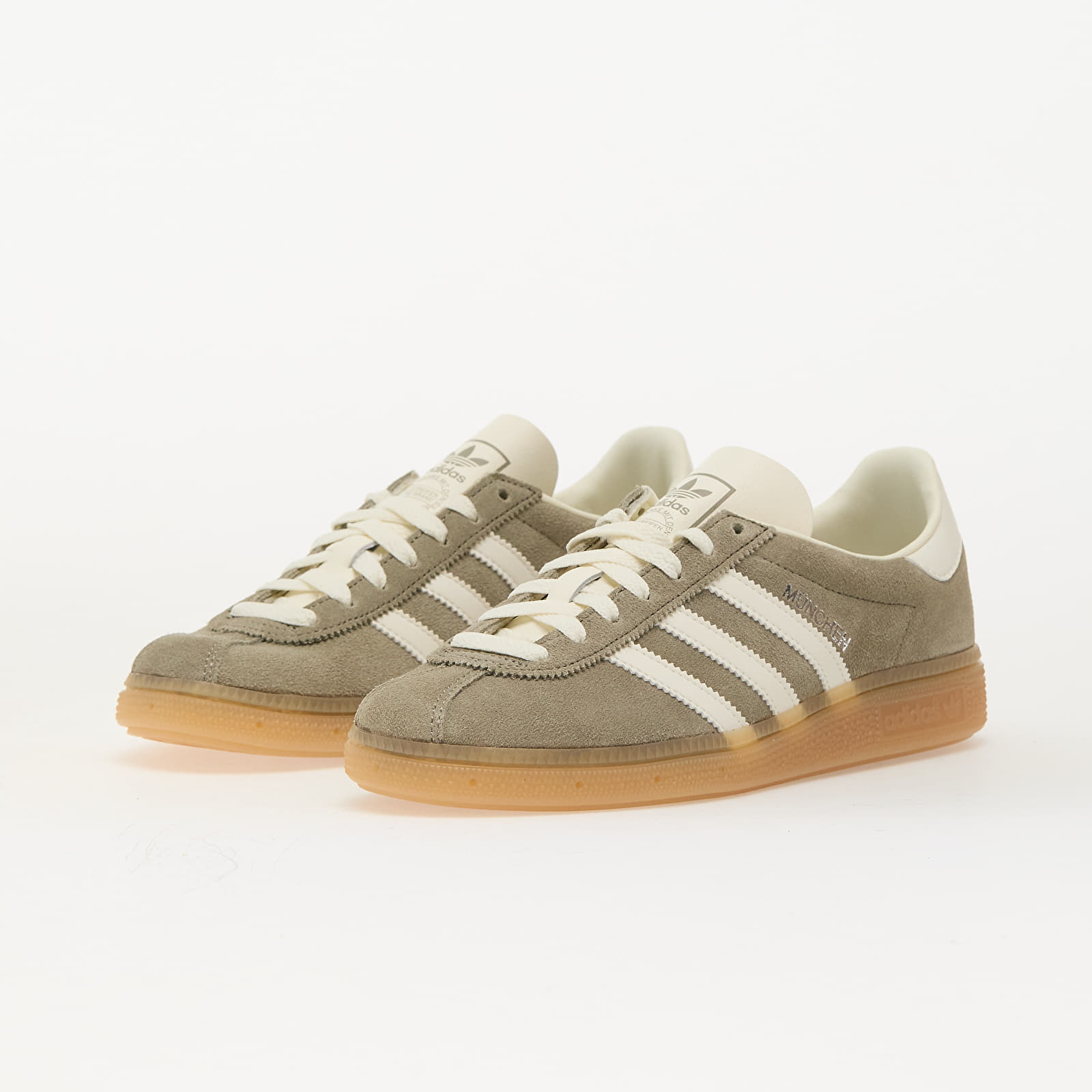 Дамски кецове и обувки adidas Muenchen Silver Pebble/ Better Scarlet/ Gum 3