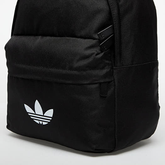 adidas Adicolor Small Backpack Black/ White | Queens adidas Adicolor Small Backpack Black/ White | Queens