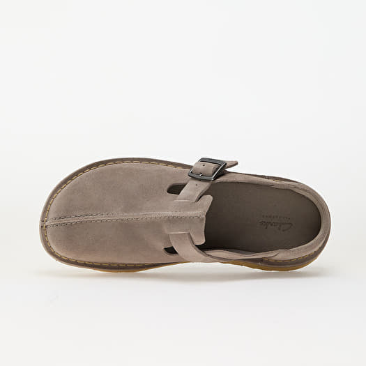 Clarks Originals Solsbury Mule Grey Suede | Queens