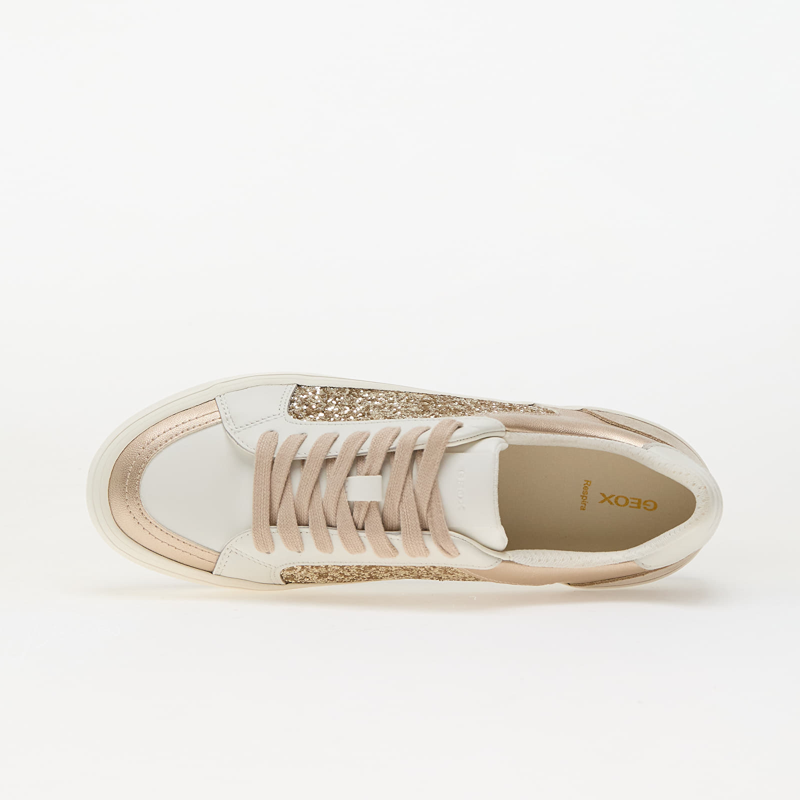 Dámské tenisky a boty Geox D Emmeleny White/ Gold