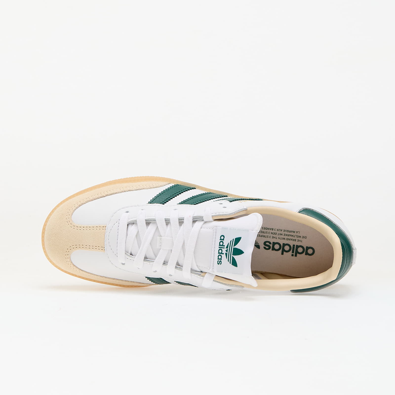Vyriški sportbačiai ir batai adidas Samba OG Ftwr White/ Collegiate Green