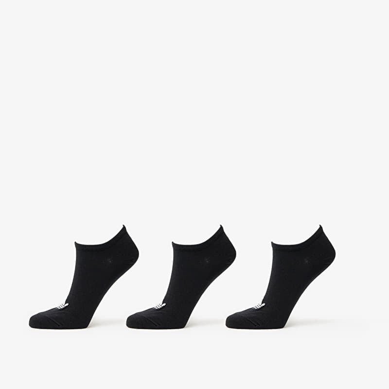 adidas Liner Socks 3-Pack Black/ Medium Grey Heather/ Black