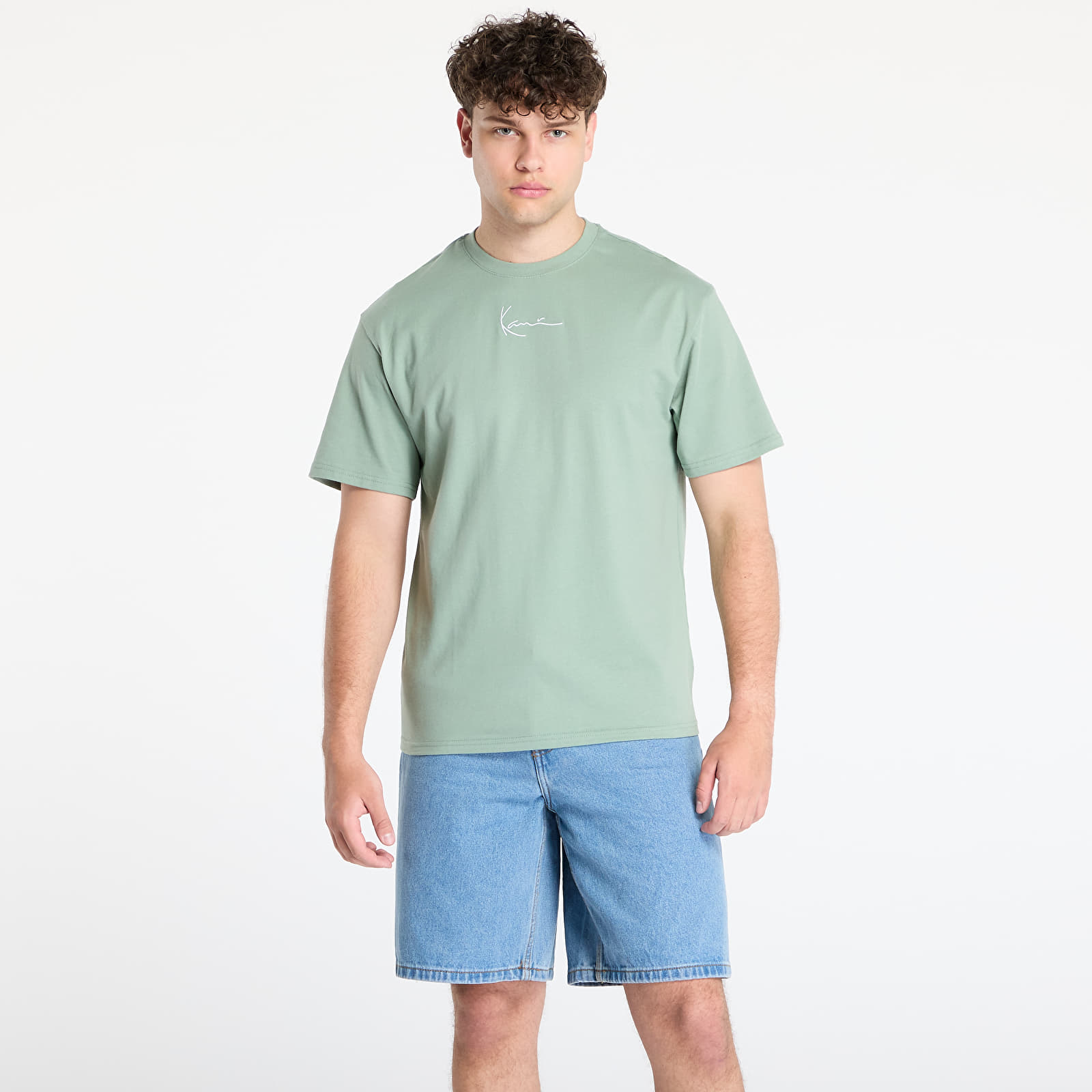 T-shirts Karl Kani Small Signature Essential Tee Green