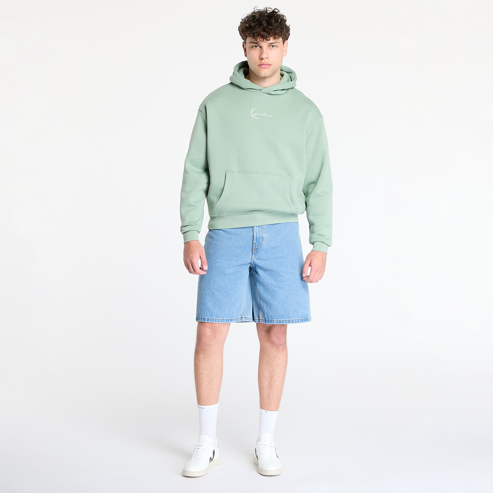 Толстовки та реглани Karl Kani Small Signature Essential Os Hoodie Green
