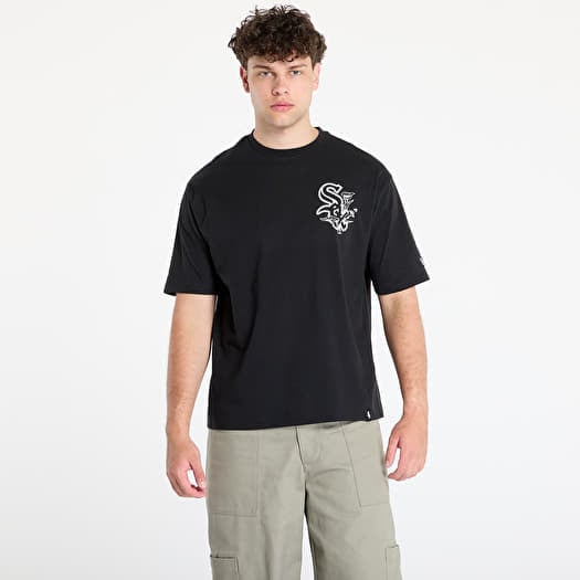 T-shirt New Era Chicago White Sox Floral Graphic Oversized Tee UNISEX Black