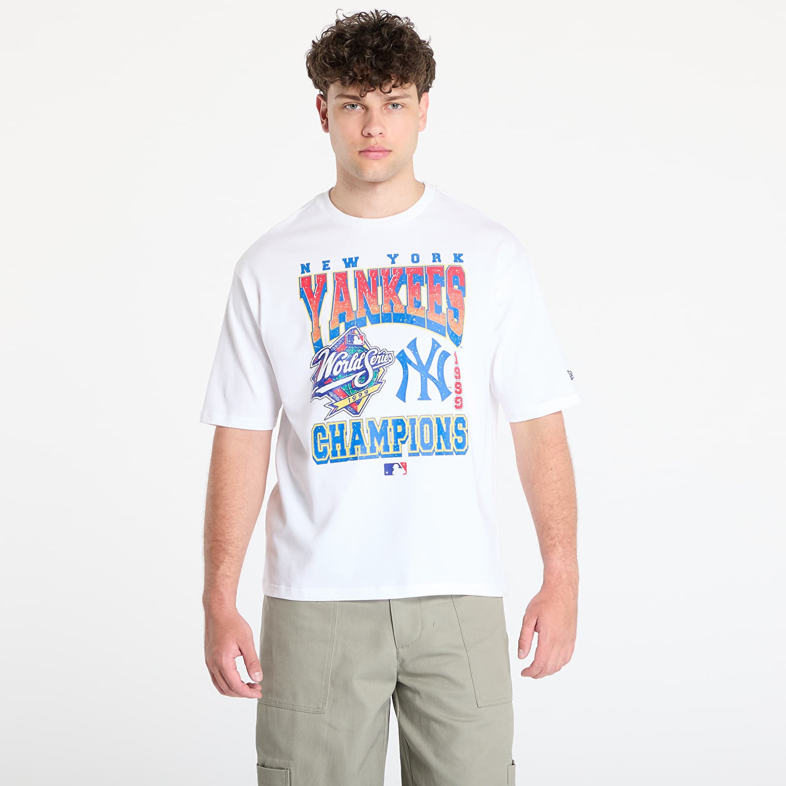 T-shirt New Era New York Yankees World Series Oversized Tee UNISEX White XL