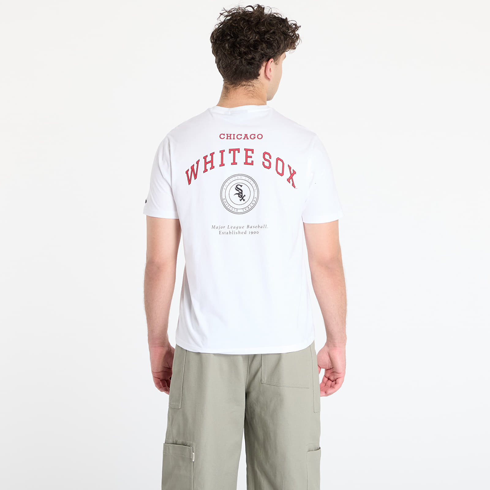 Camisetas New Era Chicago White Sox Arch Graphic Regular Tee UNISEX White