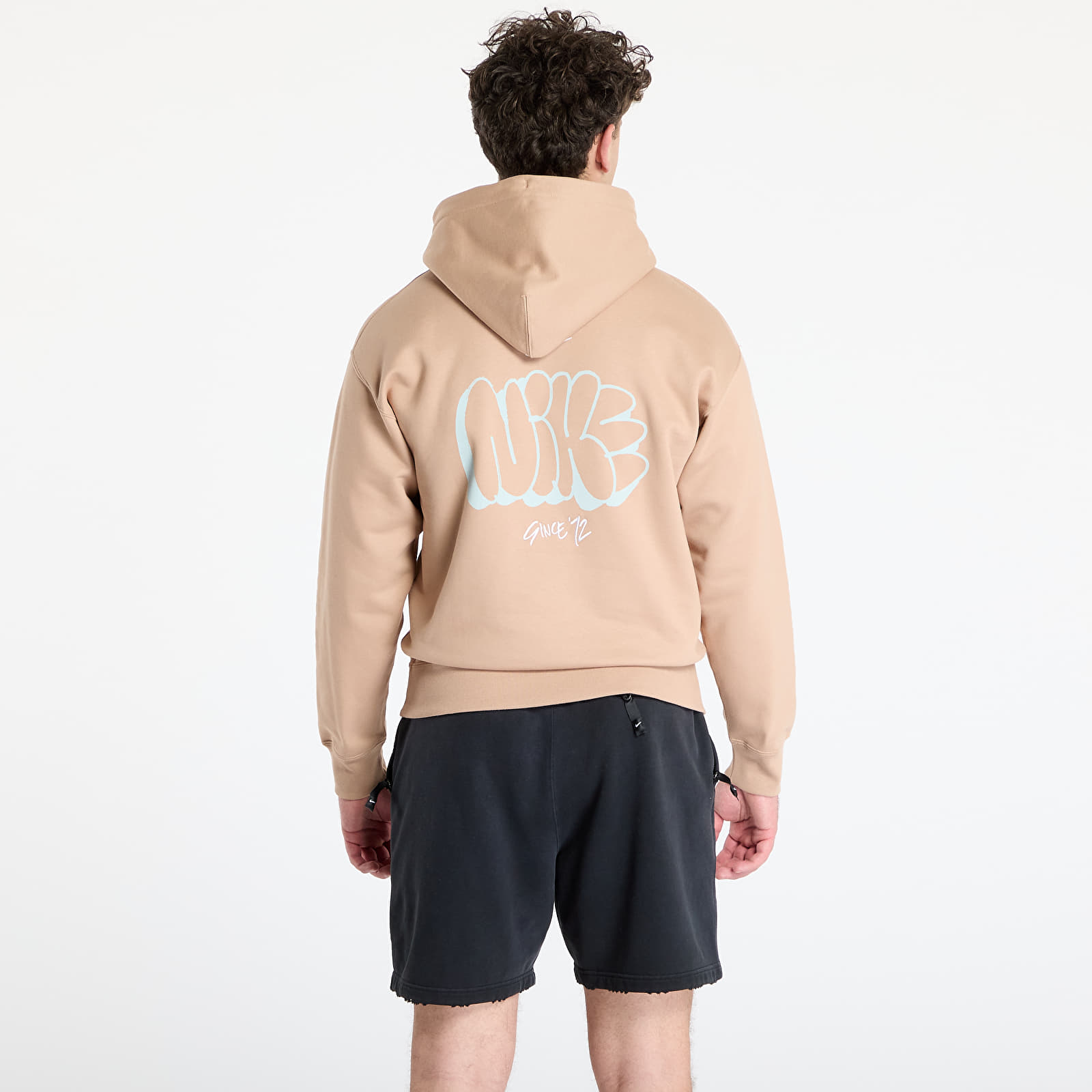 Felpe da uomo Nike Solo Swoosh Men's Fleece Hoodie Hemp