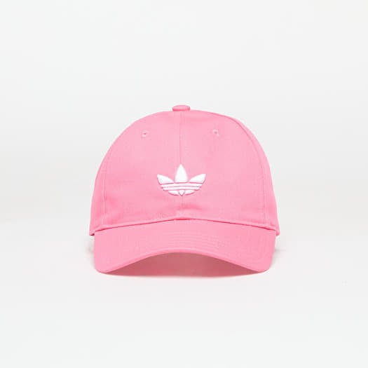 Pet adidas Adicolor Classic Trefoil Baseball Cap Pink Fusion