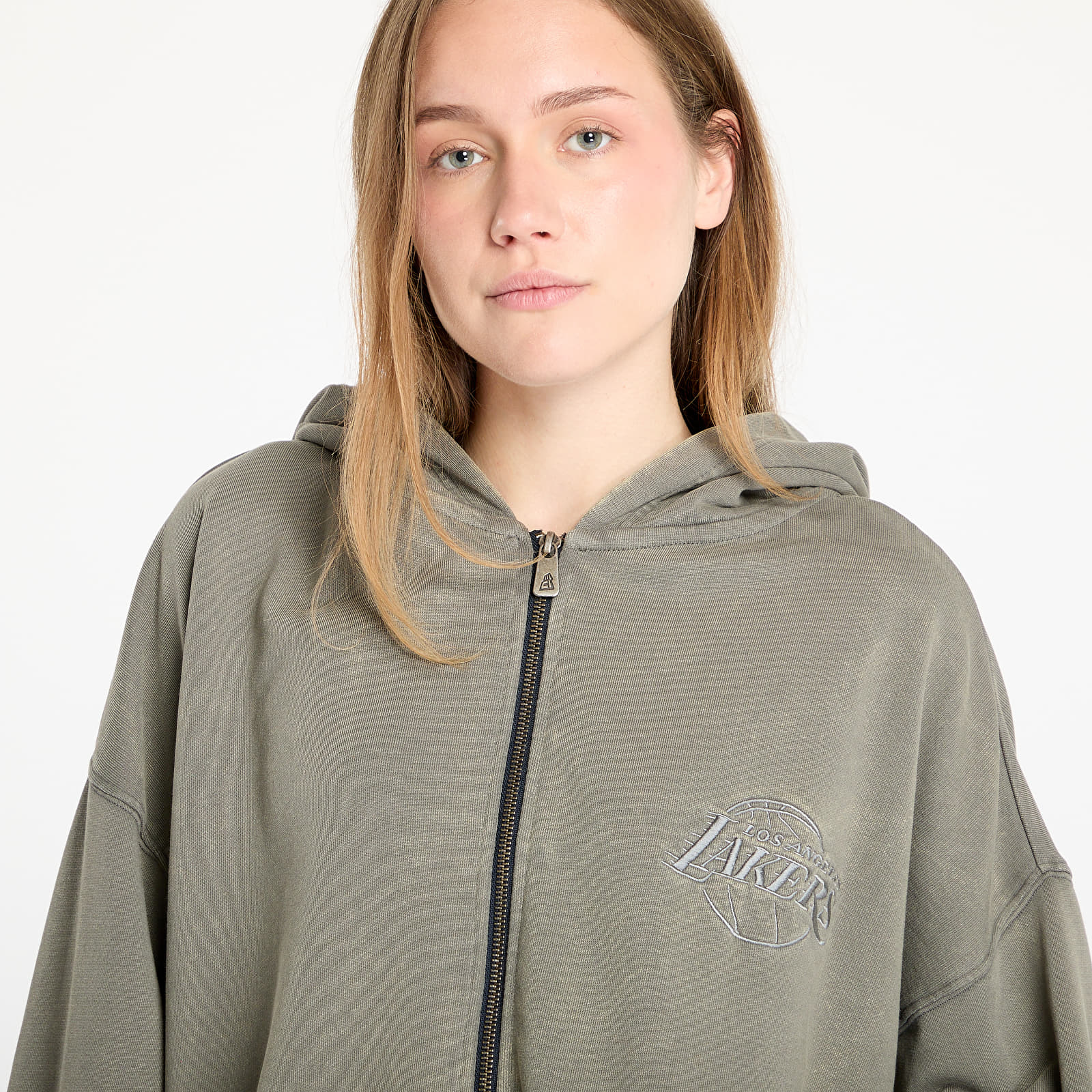 Men's sweatshirts New Era Los Angeles Lakers Washed Full Zip UNISEX Ahg