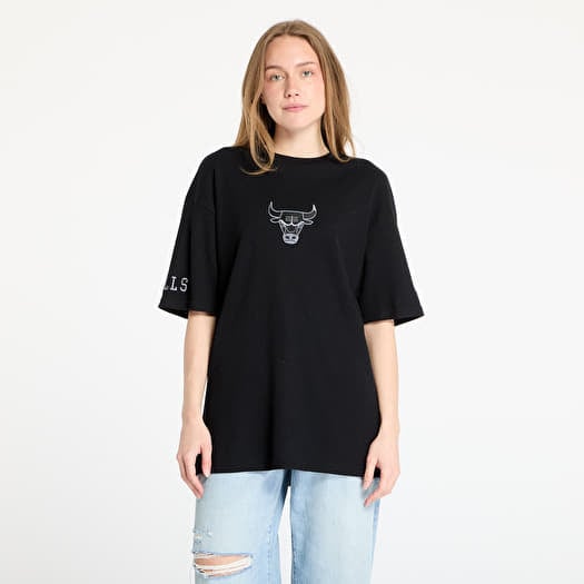 T-shirt New Era Chicago Bulls Waffle Oversized Tee UNISEX Black